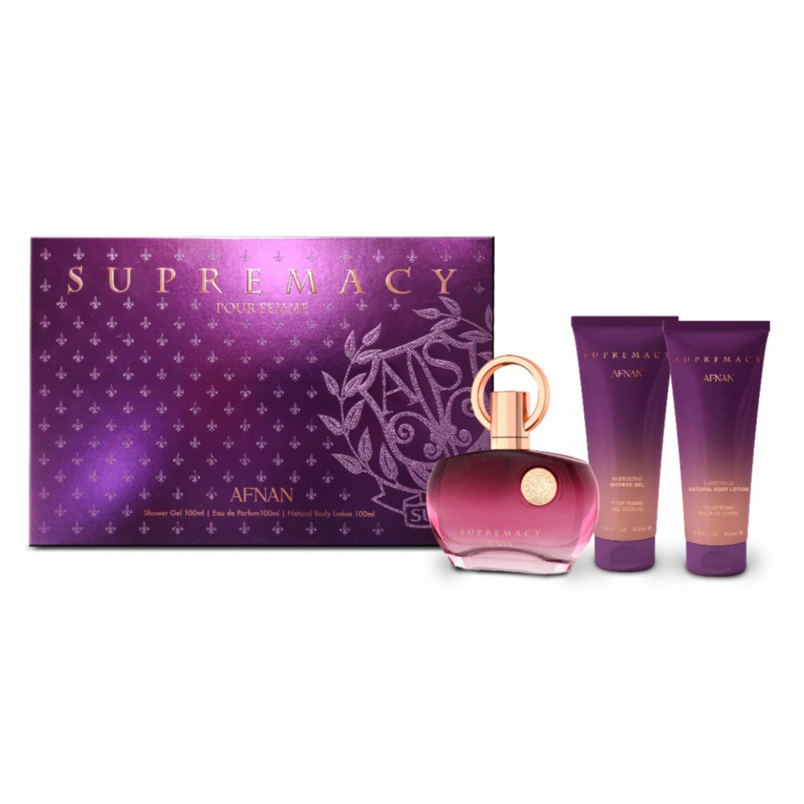 Ladies Supremacy Purple Gift Set