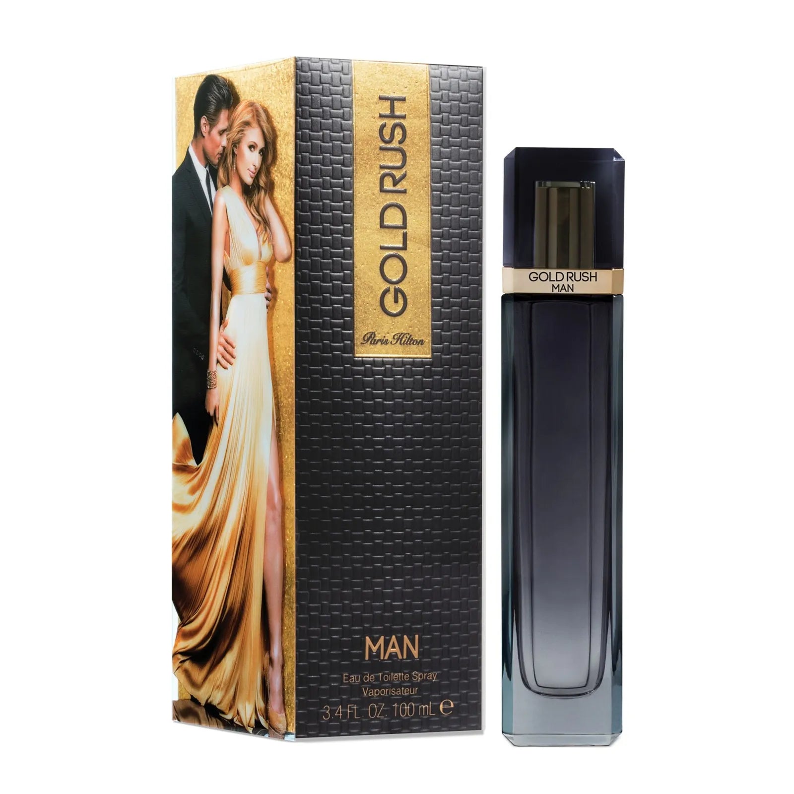 Gold Rush Man / EDT Spray 3.4 oz 100 ml by Paris Hilton